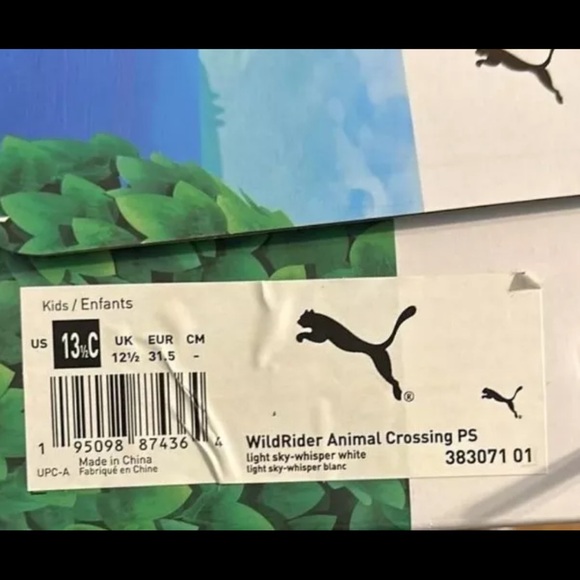 Puma Wild Rider x Animal Crossing "New Horizons" - Picture 3 of 6